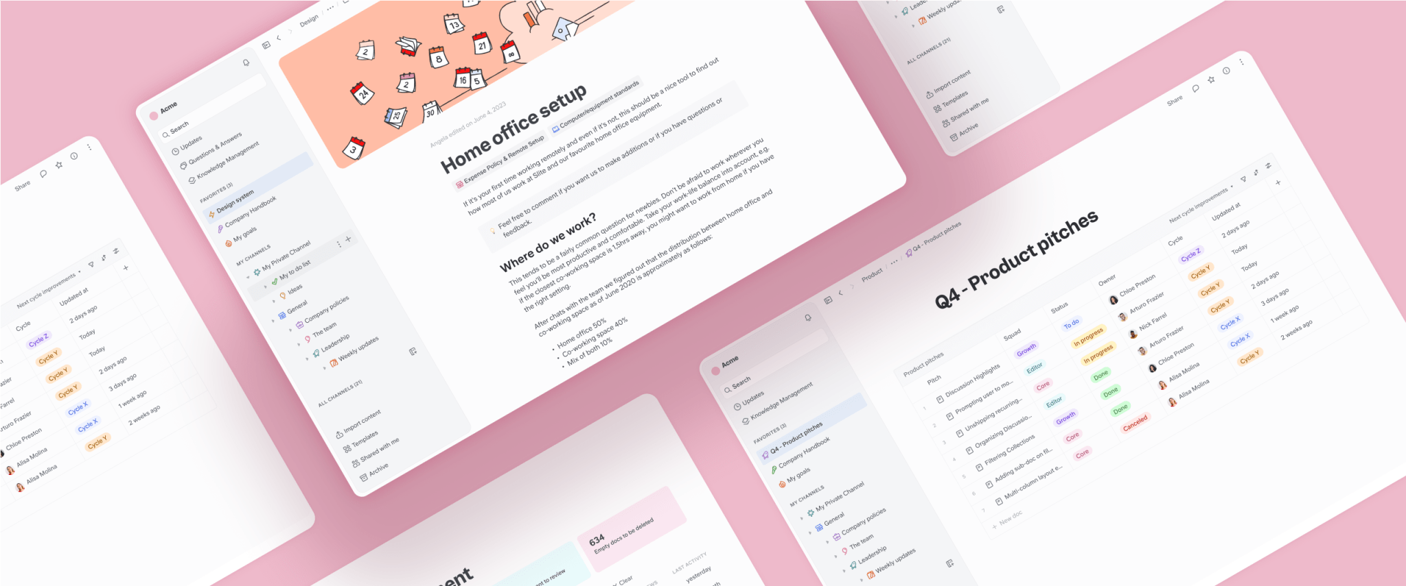 Ask by Slite an Ai to answer questions about your knowledge-base